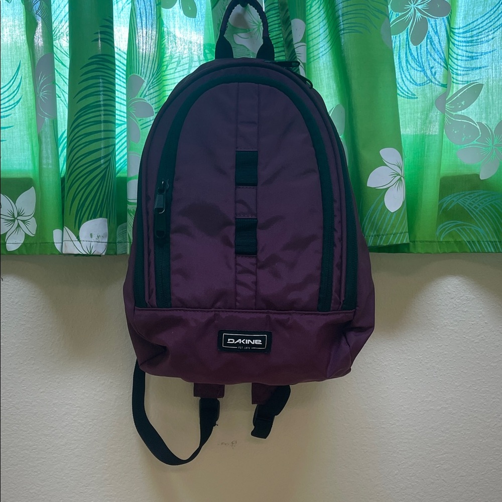 Dakine Burgundy and Black Backpack